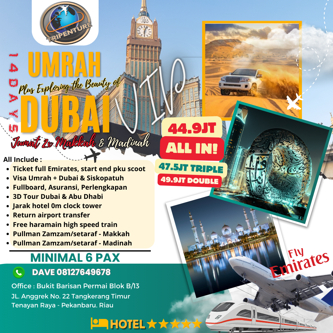 Umrah Plus Dubai (Private)